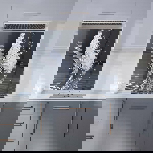 Warren Reed - Designer Crystal Butterfly Water Dance Kitchen Splashback