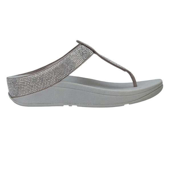 Fit Flop Womens/Ladies Isabelle Toe Post Sandals - Silver - 