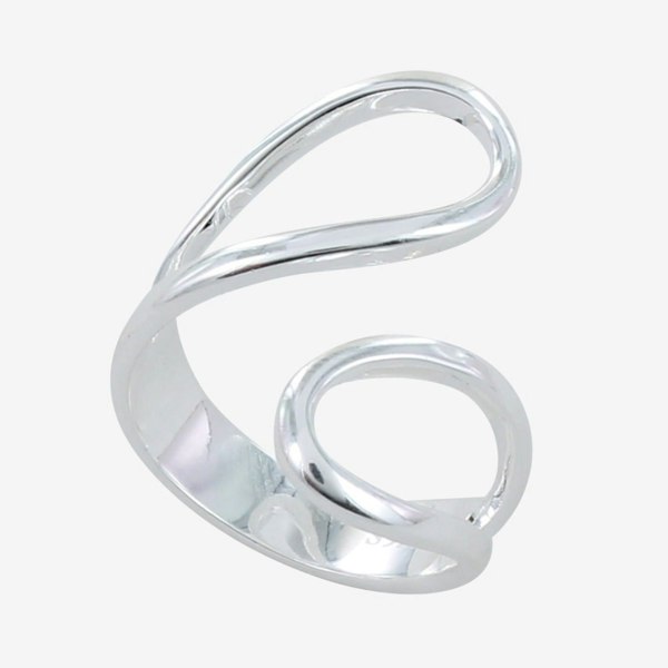 Sterling Silver Sending Hugs Adjustable Ring - Reeves & Reeves