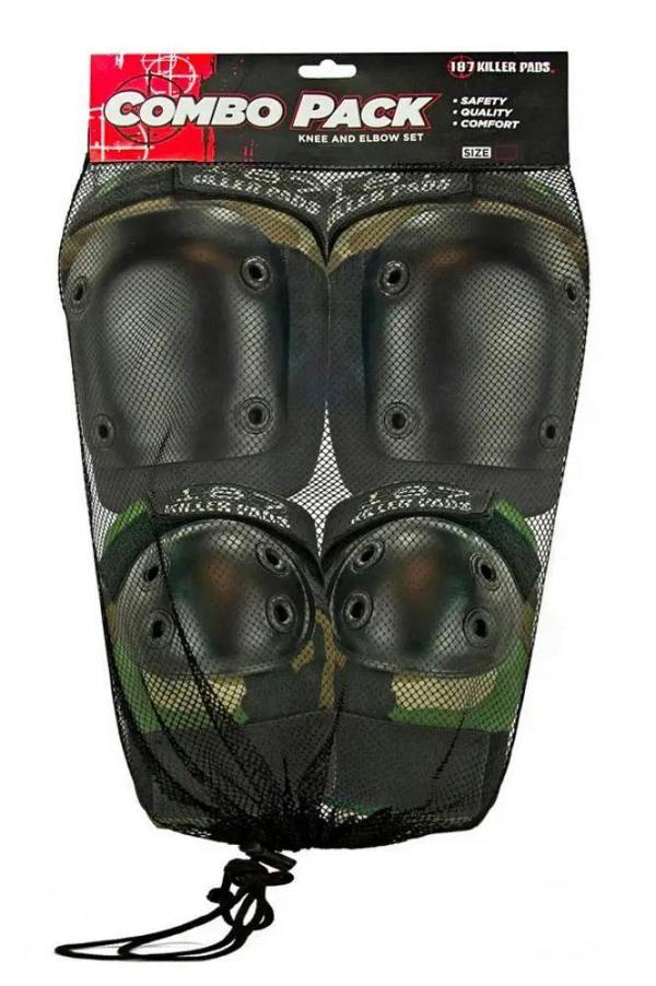 187 Killer Pads Adult Combo Skate Protection Pad Knee & Elbow