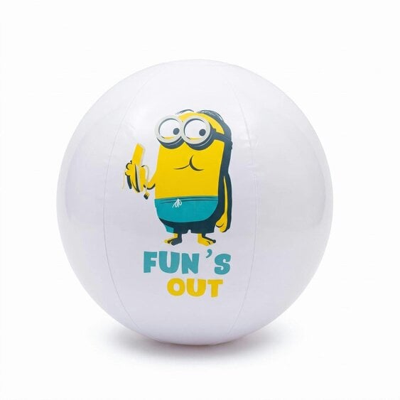 Onomato! Minions Inflatable Beach Ball 21cm Diameter White