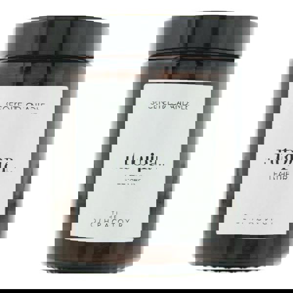 The Olphactory Utopia Leather Scented Candle 135g