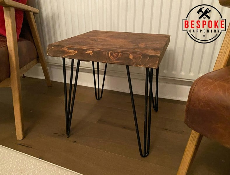 The Bespoke Carpentry Co Live Edge Side Table