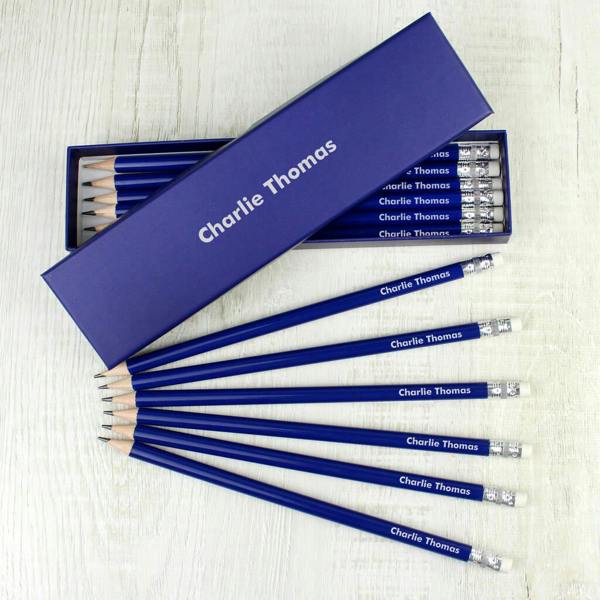 Personalised Gift Boxed Pencils - alternative angle