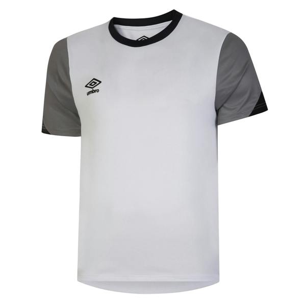 Umbro Childrens/Kids Total Training Jersey - White/Titanium/Black - 
