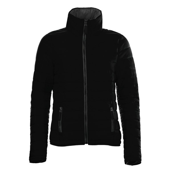 SOLS Womens Ride Padded Water Repellent Jacket - Black