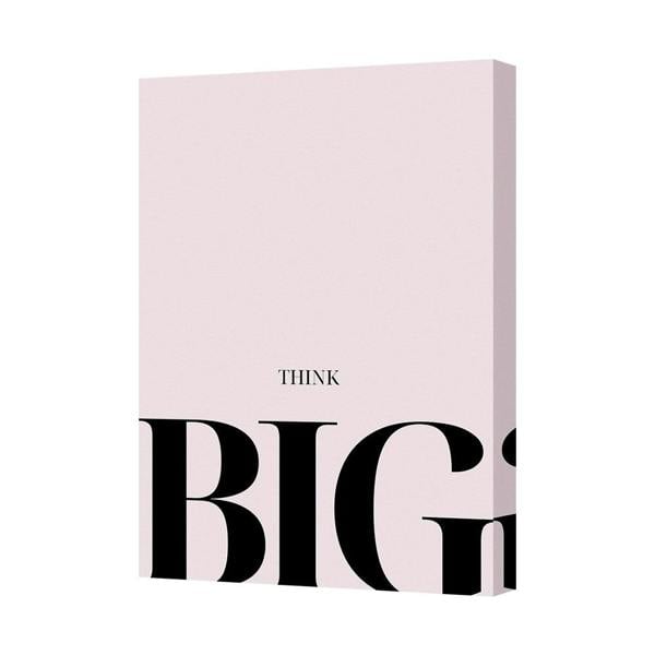 Benjamin Tate Design Think Big Canvas Wall Art Print Handmade In United Kingdom
