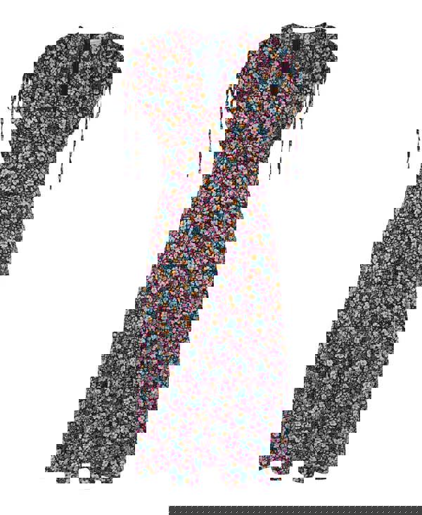 Purple Floral Maxi Dress