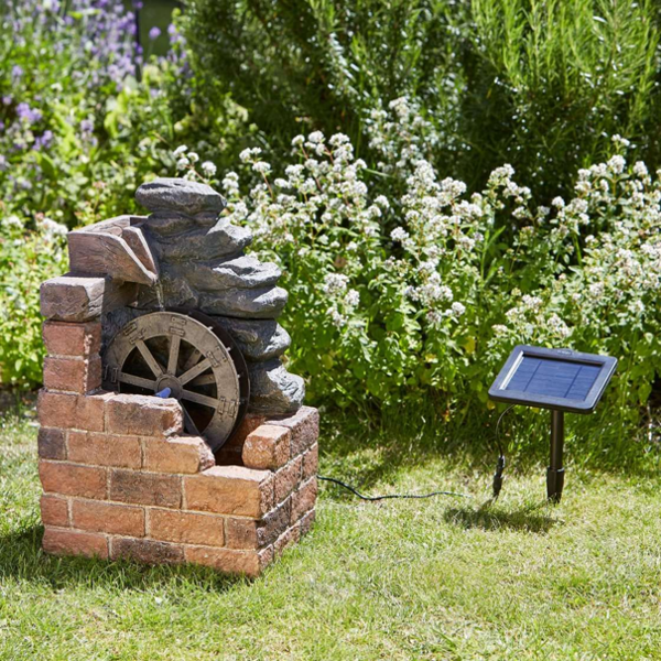 Tranquillity Water Features Heywood Mill Traditional Solar Water Feature