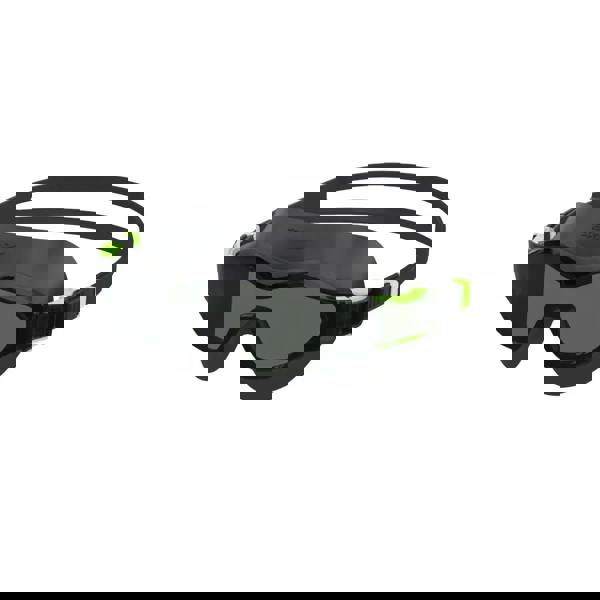 Speedo Hydrosity Swim Mask: Black and green goggles with clear lenses