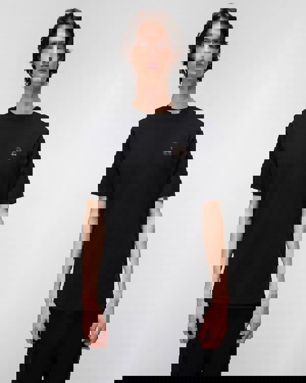 Napapijri Badge Mens Short Sleeve T-Shirt - Black Beauty 941