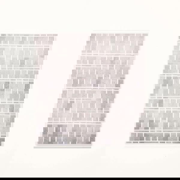 WT1591 - Natural Grey Limestone Mosaic Wall Tile Sticker Set - 15 x 15 cm (6 x 6 in) - 24 pcs