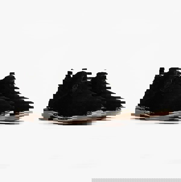 Popps JONAS Mens Suede Desert Shoes Black