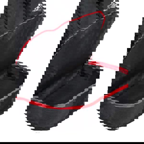 Black and red Aquafeel Rucksack 42L backpack with Aerobie logo