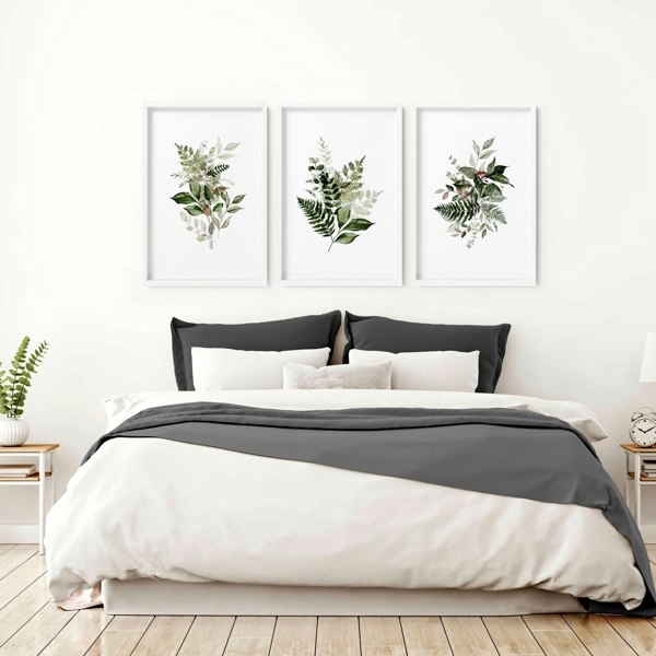 Wall art for bedroom wall | set of 3 wall art prints