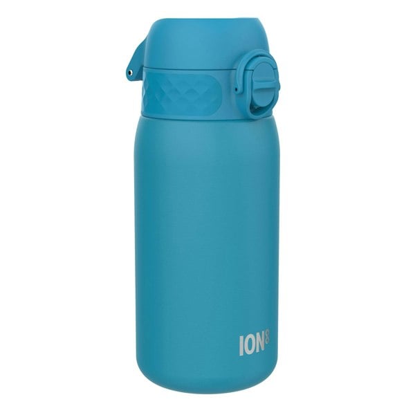 ION8 Leak Proof Water Bottle, Stainless Steel, Blue, 400ml (13oz)