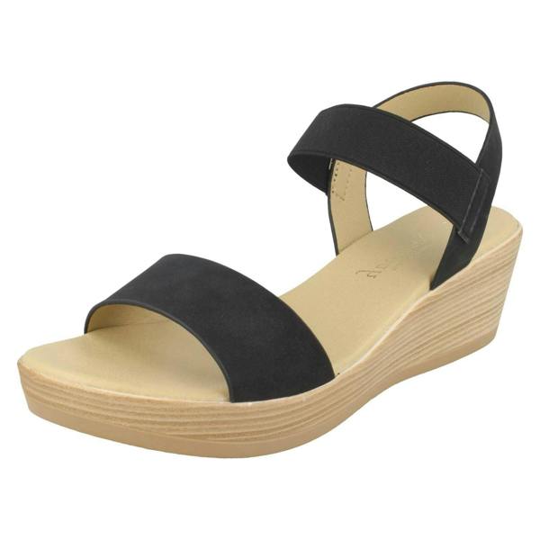 Savannah Ladies Savannah Mid Wedge Sandals