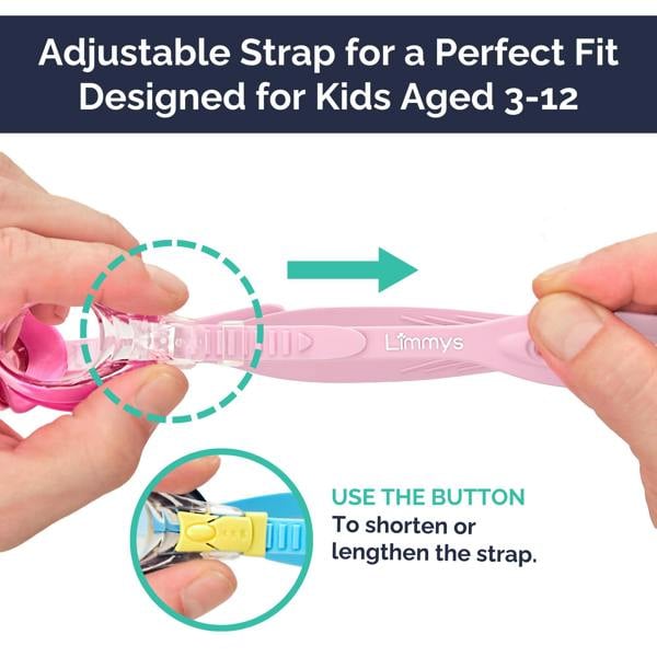Limmys Premium Kids Swim Goggles - Pink
