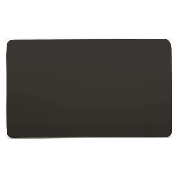 Trendi Switch Double Blanking Plate in Dark Mocha Brown