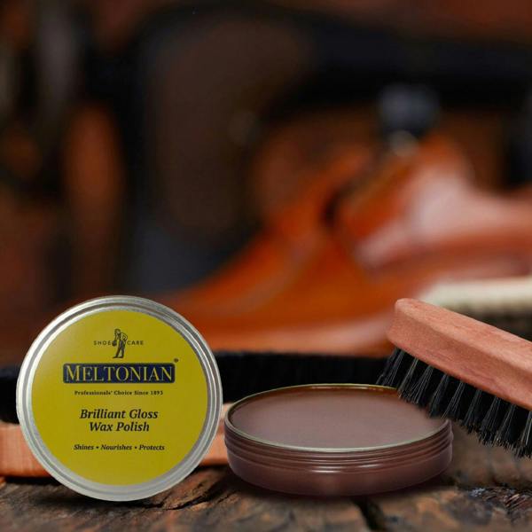Meltonian Brilliant Gloss Wax Polish - High Gloss Durable Protection 100ml