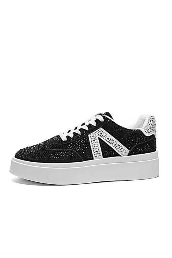 Love Lemonade Crystal Icon Trainers Limited Edition Black
