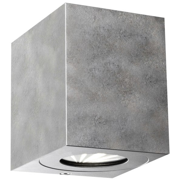 Nordlux Canto Kubi 2 | Wall light | Galvanized