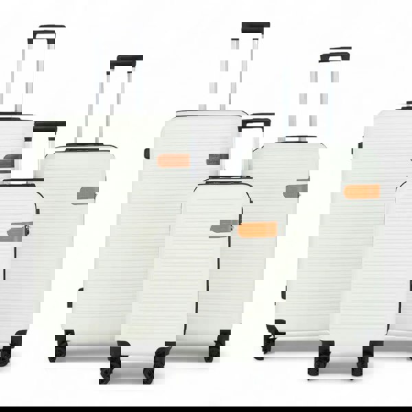 Infinity Luggage Hard Shell Classic 4-Wheel Luggage Suitcase Set