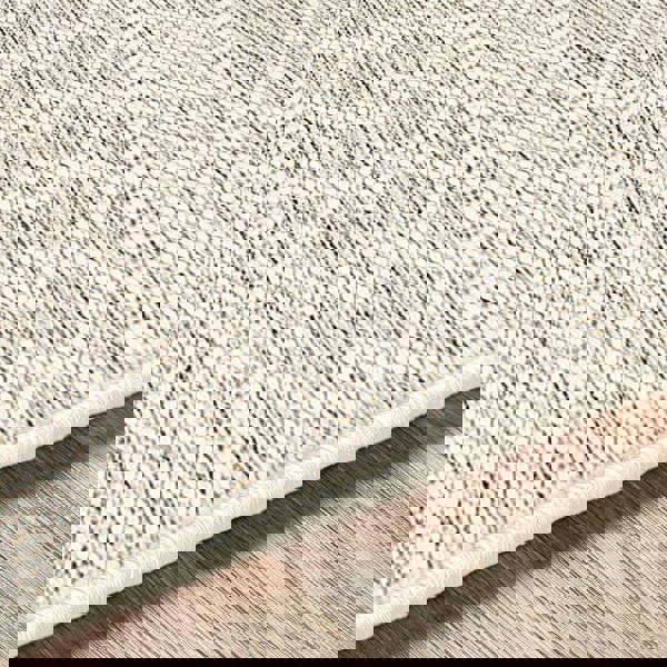 Livabliss Hygge-Hand Woven Charcoal White Wool Global Rug