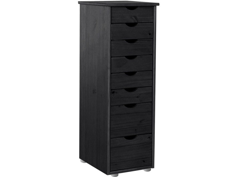 Dorel Home Gava Chest 8Drawers Black 34x39x102cm
