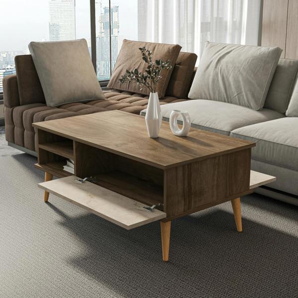 Decorotika Como 110 cm Modern Coffee Table