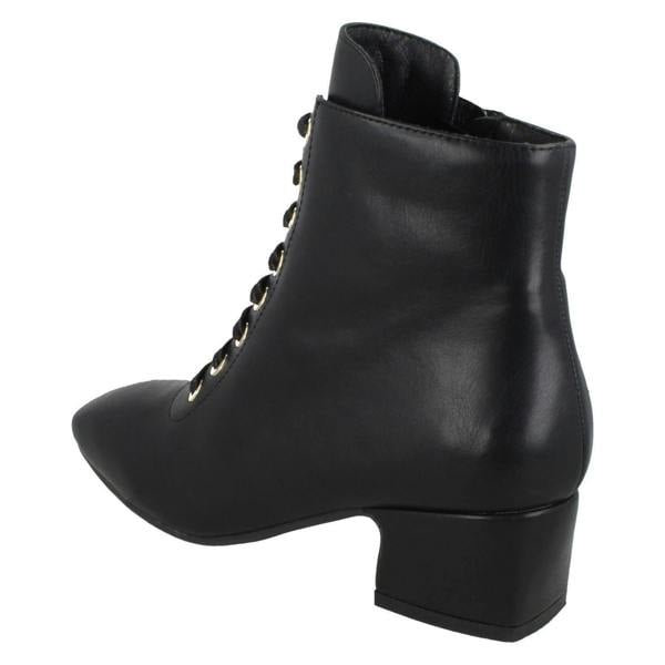 Spot On Ladies Spot On Lace Up Ankle Boots F51120