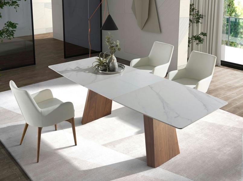 Angel Cerdá White Leatherette Chair 4006