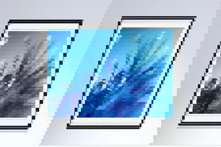 star water drops framed artwork