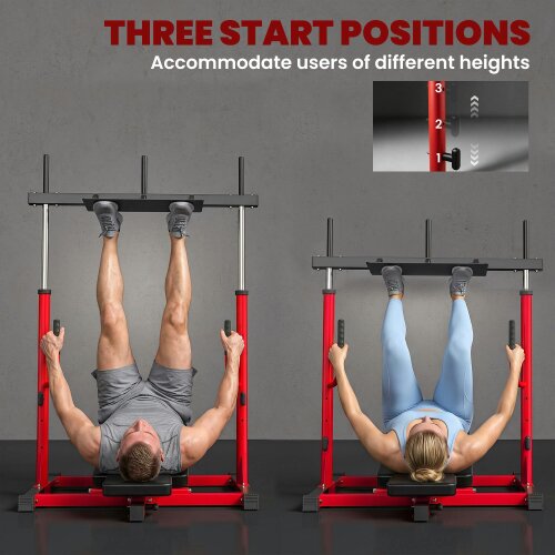 SPORTNOW Vertical Leg Press Machine, Leg Extension Machine, 300 kg Capacity