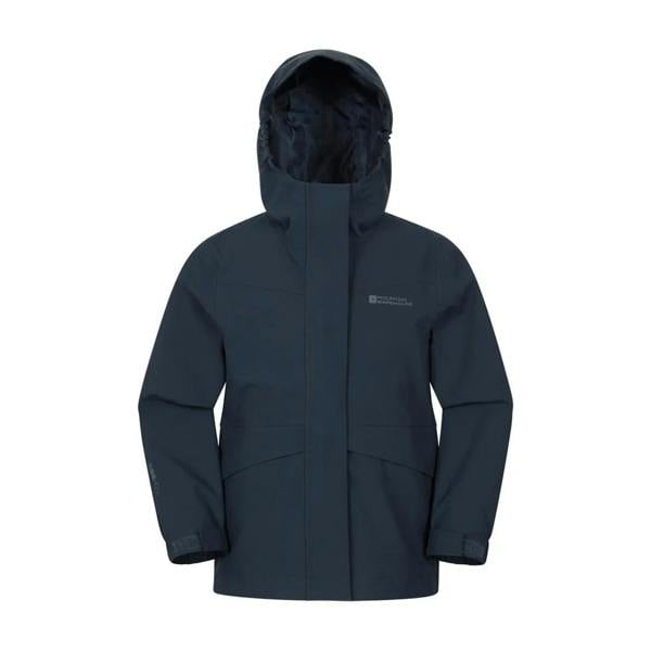 Mountain Warehouse Childrens/Kids April Waterproof Jacket - Navy - 