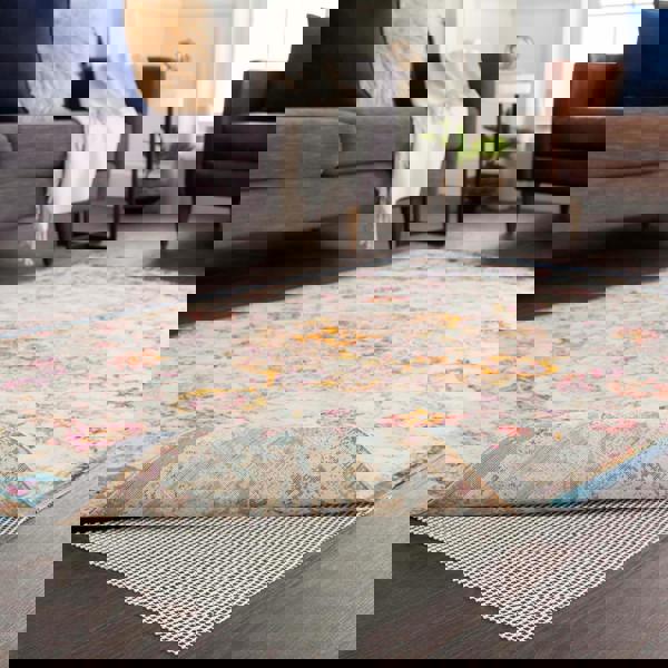 Livabliss Non-Slip Rug Pad Cushioned Support For Floor Protection Multiple Sizes Available