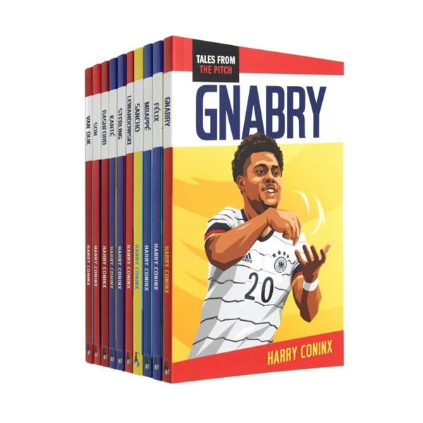 RANSOM PUBLISHING Football SUPERSTARS Ultimate Football Heroes 10 Books Collection By Harry Coninx