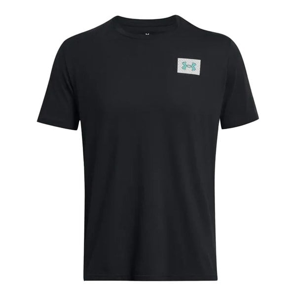 Under Armour Mens Logo Colour Block T-Shirt - Black