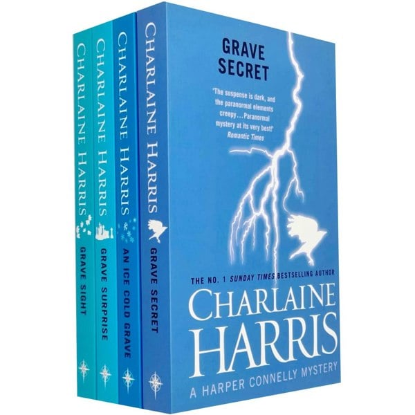 Charlaine Harris 4 Book Set Pack Harper Connelly Mysteries Series