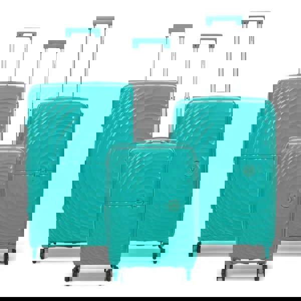 Snowball Lightweight 8 Spinner Wheels Expandable Hard Shell Luggage