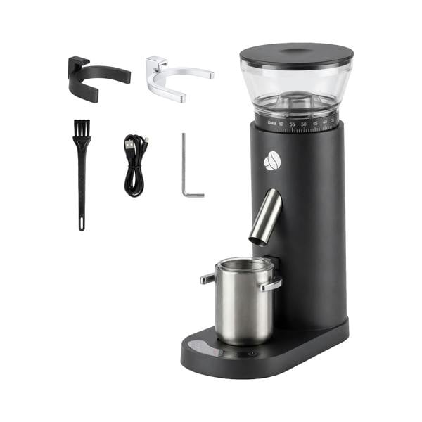 Spector Coffee Grinder 60-Setting Portable USB Rechargeable Burr Grinder Black