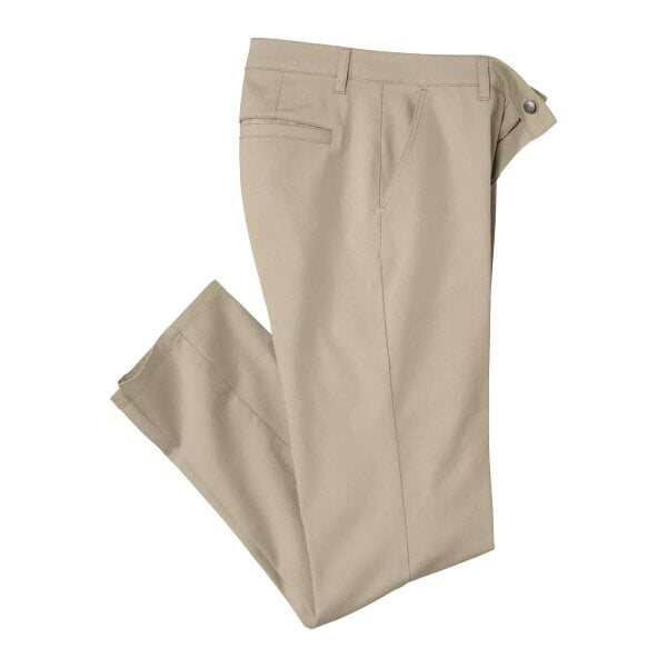 Atlas For Men Mens Twill Stretch Chinos - Beige