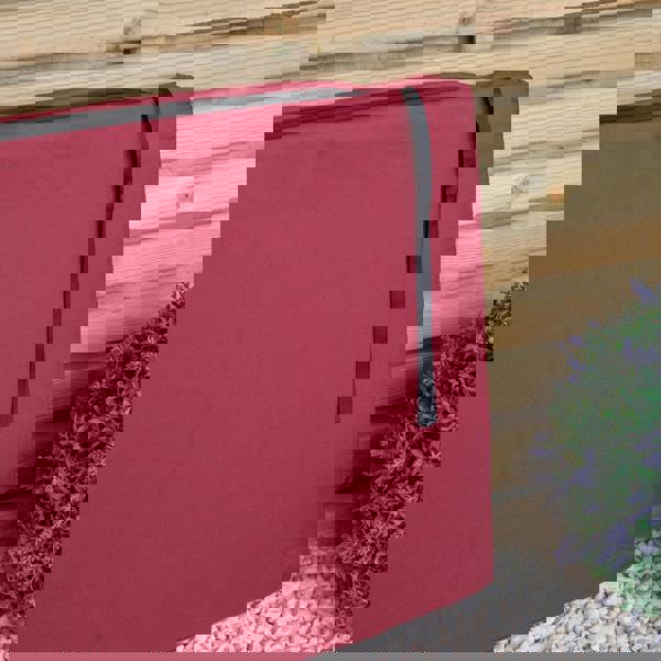 Samuel Alexander 99 x 41cm Cushion Base for 2 Seater Wooden Garden Bench in Burgundy