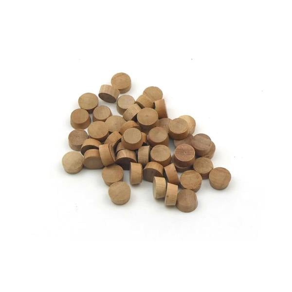 1/2" - 12.7mm Cherry Flat Head End Grain Plug