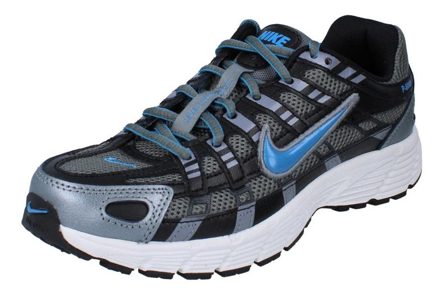 Nike P-6000 Gs Trainers Hv5064 Shoes  015 - Smoke Grey Dutch Blue Black 015 - Photo 0