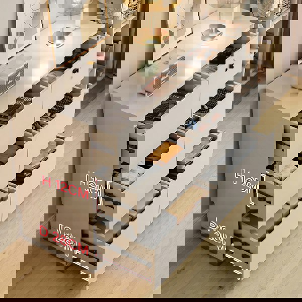 Hiroshi Coat Rack With Storage, Wardrobe With Coat Stand-Rit Concept-Rit Concept