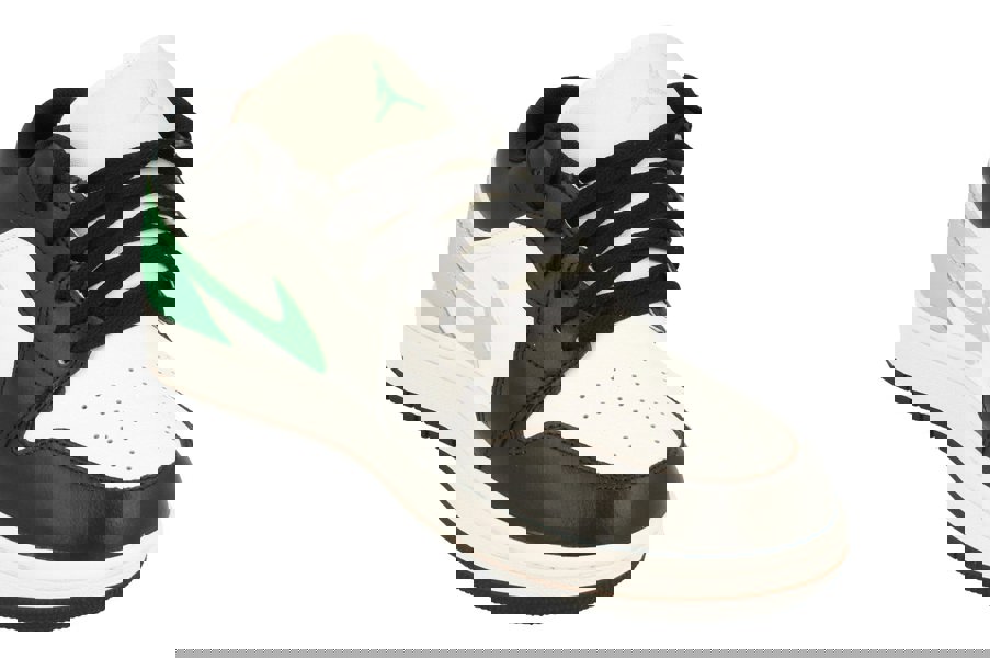 Nike Air Jordan 1 Low Mens Trainers 553558 131 - White Black Green Glow 131 - Photo 3