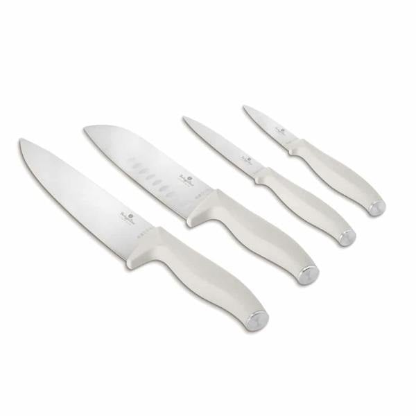 Berlinger Haus 4-Piece Kitchen Knife Set – Matt Cream BH2959