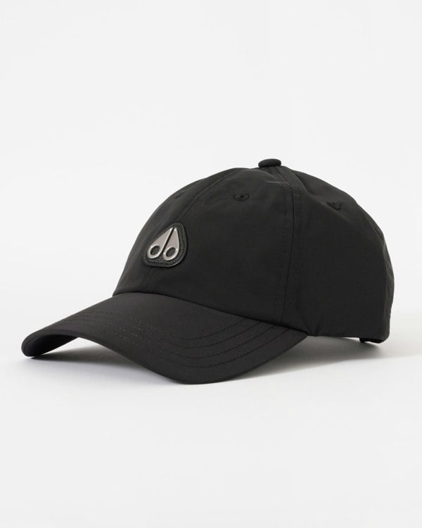 Moose Knuckles Crescent Logo Cap - Black 292