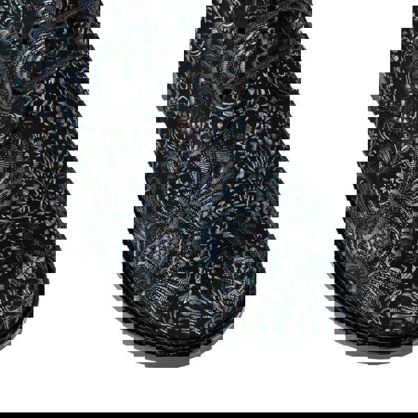 Embassy London Laviva High - Black & Blue - Women's leather-lined wide fit high ankle boot